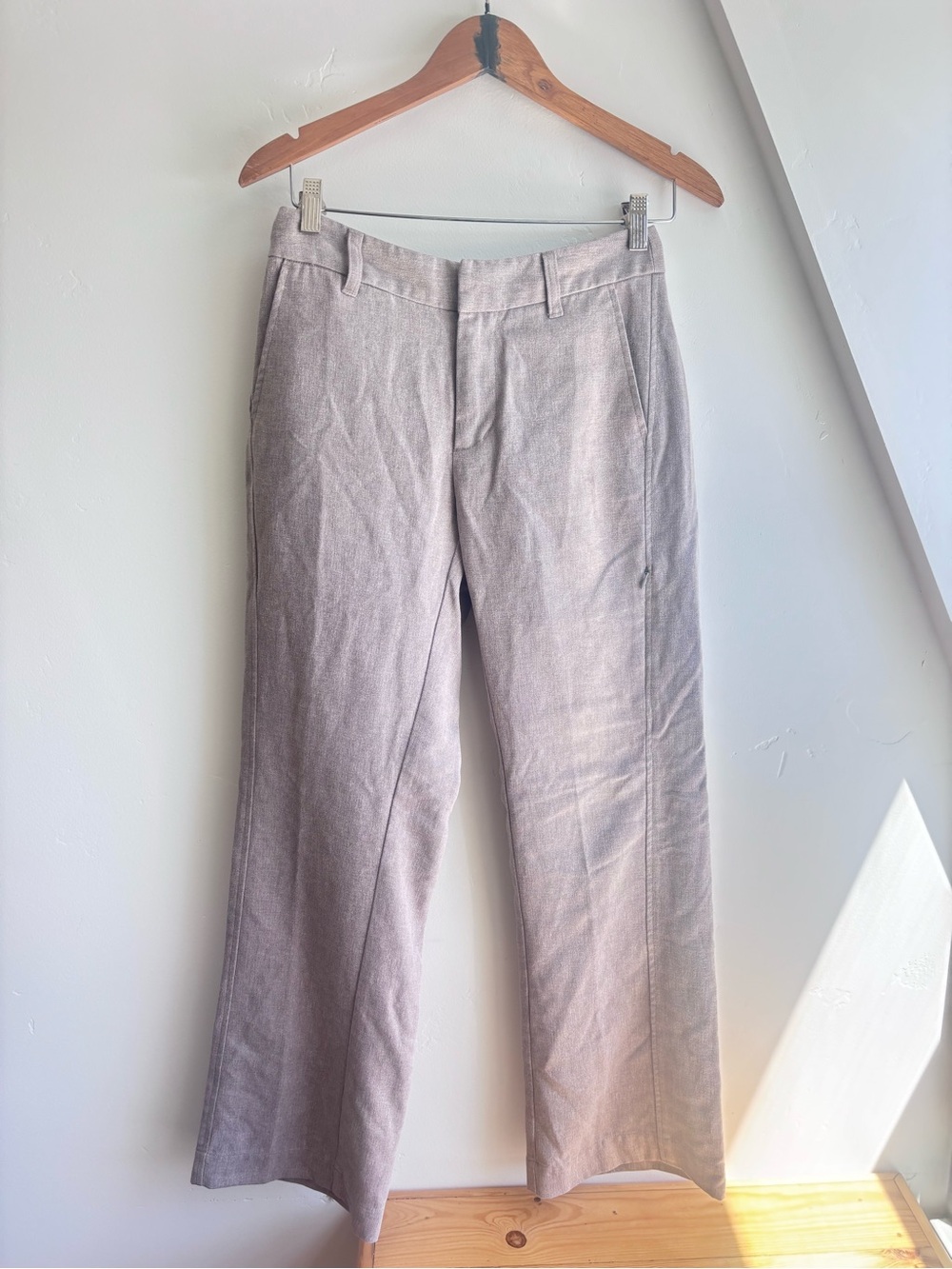 Patagonia Pants Women's Wide straight Leg Casual Hemp Blend Trousers Sz 4